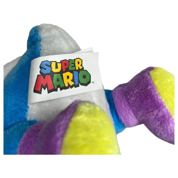 Super Mario Bros Blue Yoshi Plush Toy 11 Inch Stuffed Animal Figure Dinosaur - Picture 6 of 6